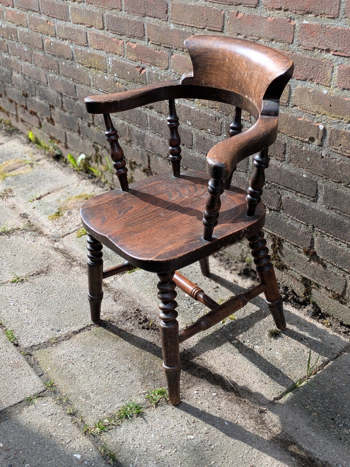 Kinderstoel Vintage Stoel Windsor Houten Stoel, Ophalen