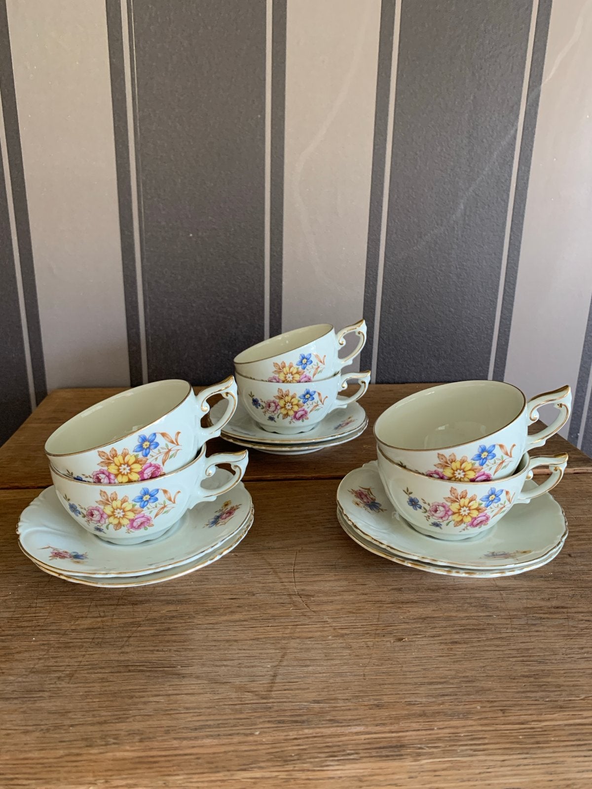 Vintage J.G.Z. H Handels Merk theeservies, Antiek en Kunst, Ophalen