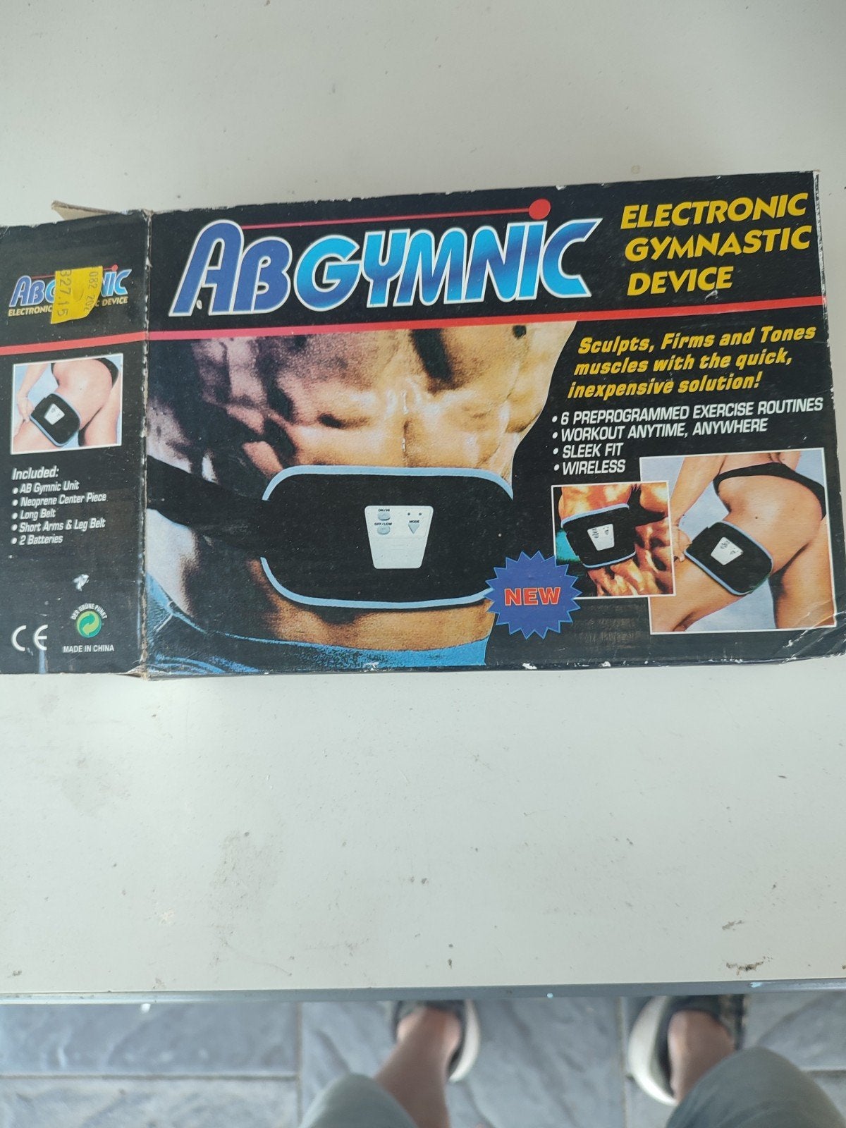 Abgymnic Elektronisch Gymnastiek Apparaat, Ophalen of Verzenden, Nieuw, Buik, Overige typen