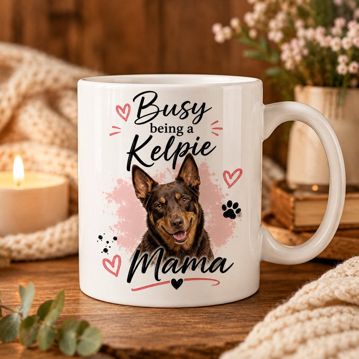 Busy being a Kelpie Mama - Mok, Verzenden, Nieuw