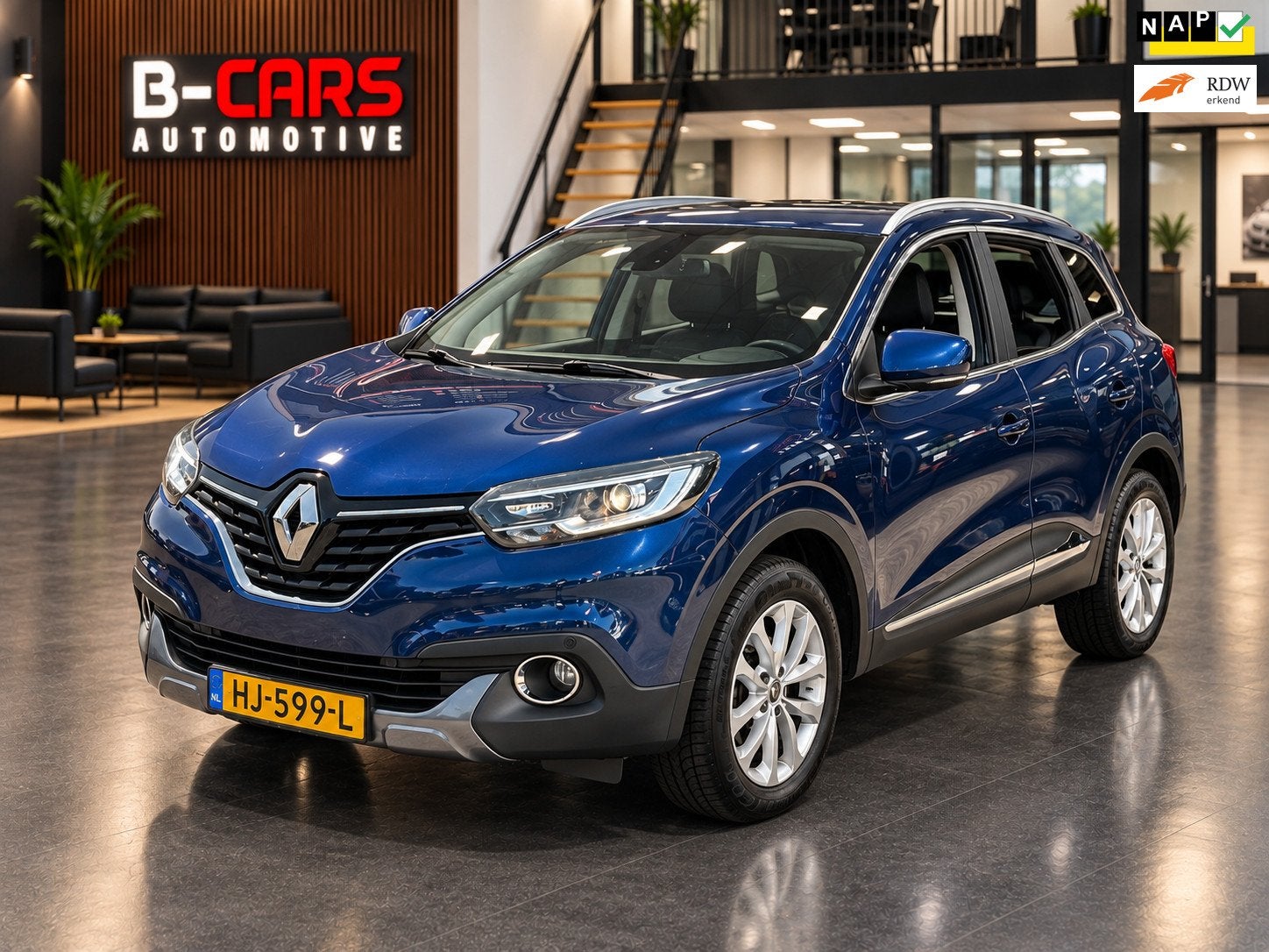 Renault Kadjar 1.2 TCe Intens Xenon|Lineass|Navi|Cruisec|Pdc, Voorwielaandrijving, Kadjar, Euro 6, Blauw