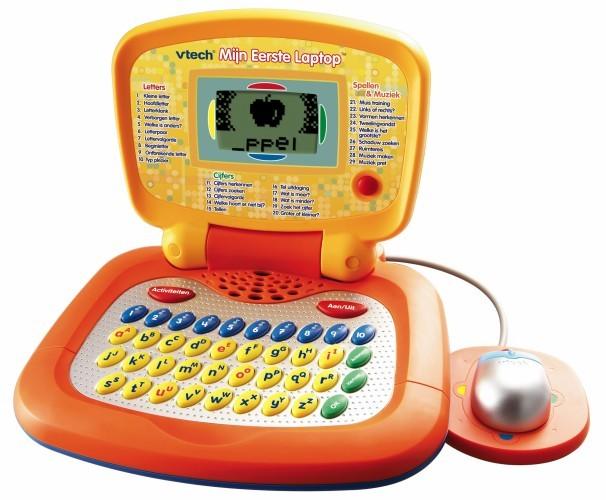 VTech Mijn Eerste Laptop - Oranje, Kinderen en Baby's, Speelgoed | Vtech, Ophalen of Verzenden, Zo goed als nieuw, 6 maanden tot 2 jaar
