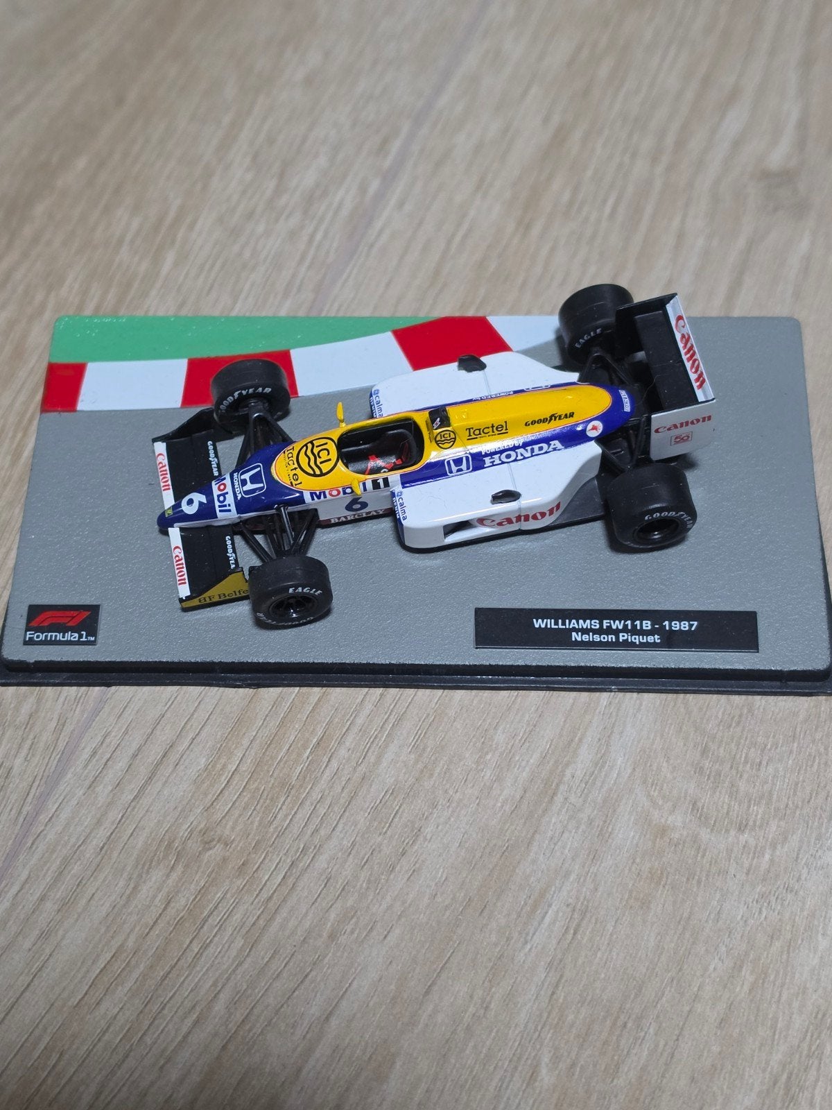 Williams FW11B 1987 Nelson Piquet F1 Modelauto, Ophalen of Verzenden, Zo goed als nieuw, Auto