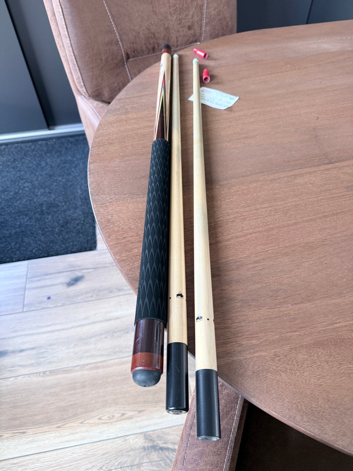 Biljartkeuen en shafts - Wilhelmina Professional & Buffalo, Ophalen of Verzenden, Gebruikt, Keu of Ballen
