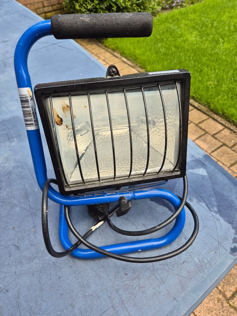 bouwlamp, Ophalen, Gebruikt, 200 tot 500 watt, Lamp