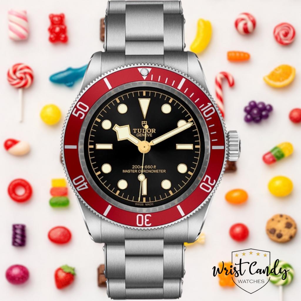 Tudor Black Bay 41 Burgundy • 2023 • topstaat, Staal, Gebruikt, Ophalen of Verzenden, Prins Bernhardlaan 64 Bergen op Zoom