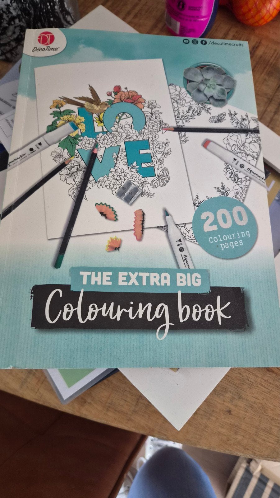 Extra groot kleurboek met 200 pagina's, Ophalen, Zo goed als nieuw, Papier, Schets- of Tekenboek