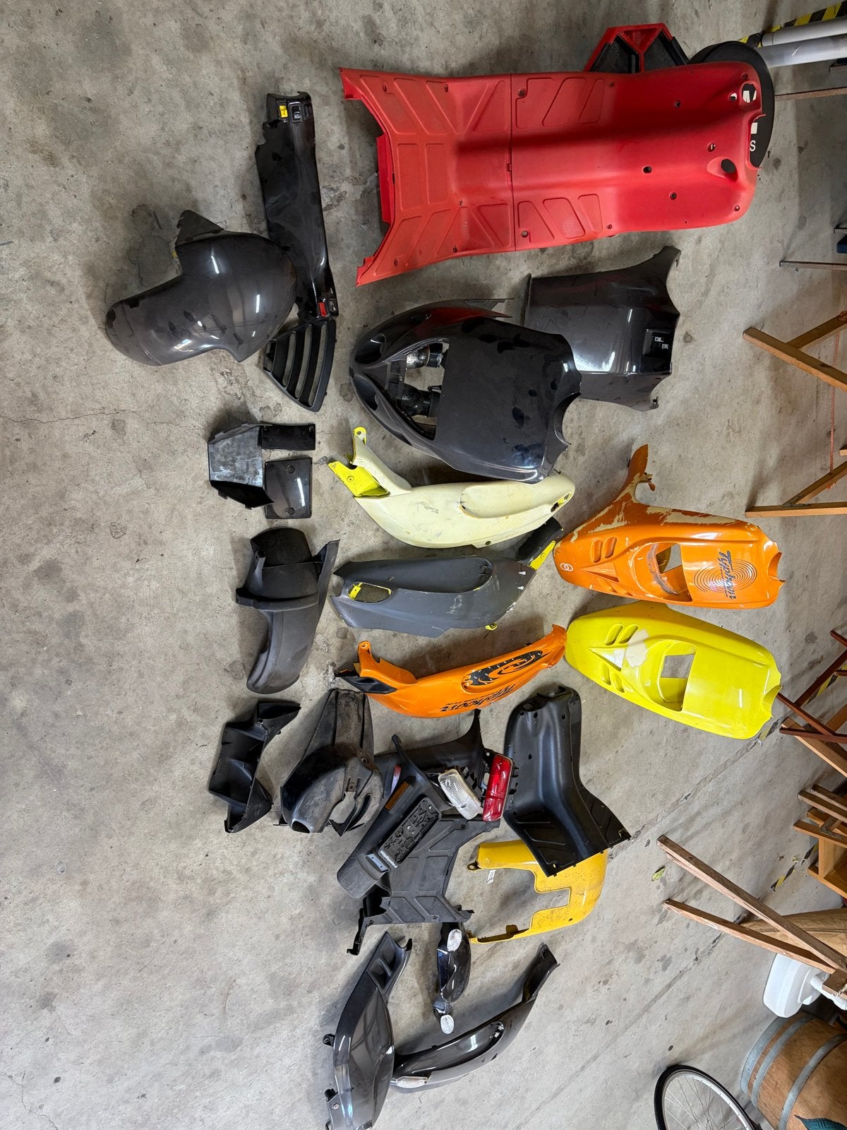 Piaggio typhoon / nrg kappen, Ophalen of Verzenden, Gebruikt, Kap, Piaggio