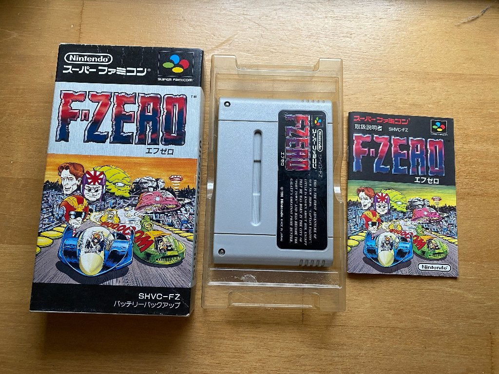 F zero super famicom, Spelcomputers en Games, Games | Nintendo Super NES, Zo goed als nieuw, 1 speler, Vanaf 3 jaar, Ophalen of Verzenden
