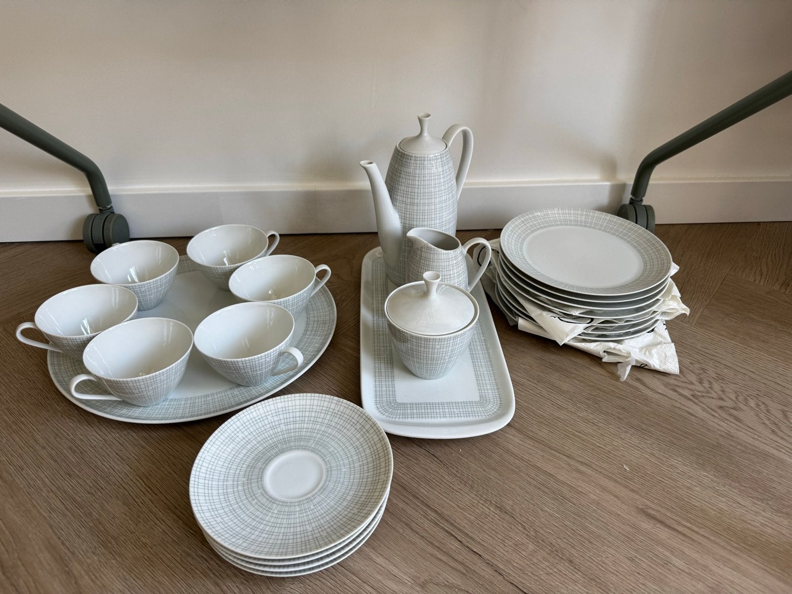 25-delig Vintage Arzberg Koffie & Gebak Servies, Ophalen, Gebruikt, Arzberg, Vintage