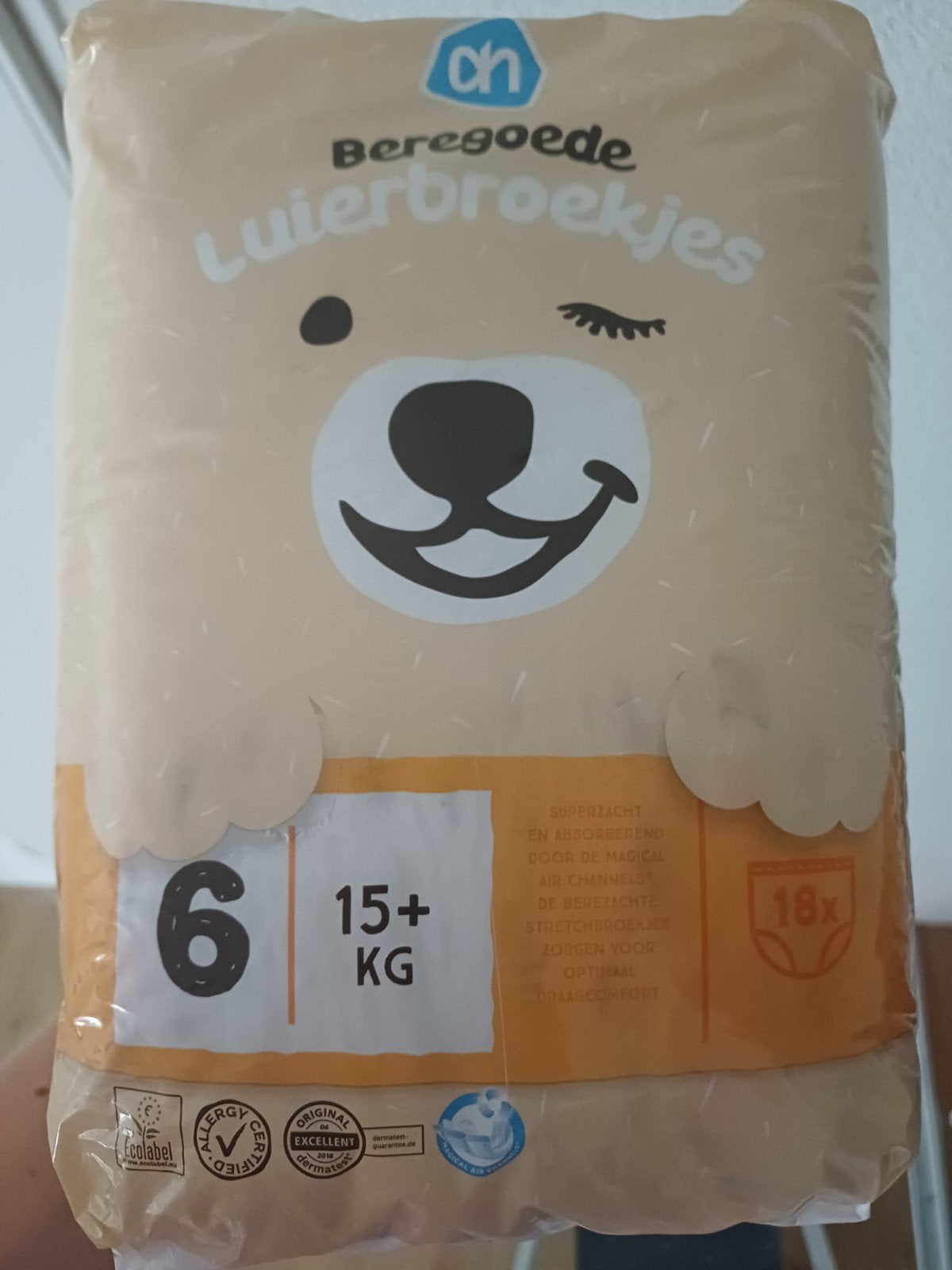 AH beregoede luierbroekjes nieuw 18 stuks, Ophalen of Verzenden, Nieuw