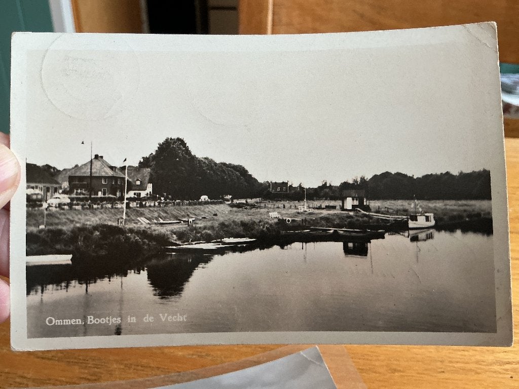 Ommen bootjes in de Vecht 1963, Verzamelen, Verzenden, 1960 tot 1980, Gelopen, Overijssel