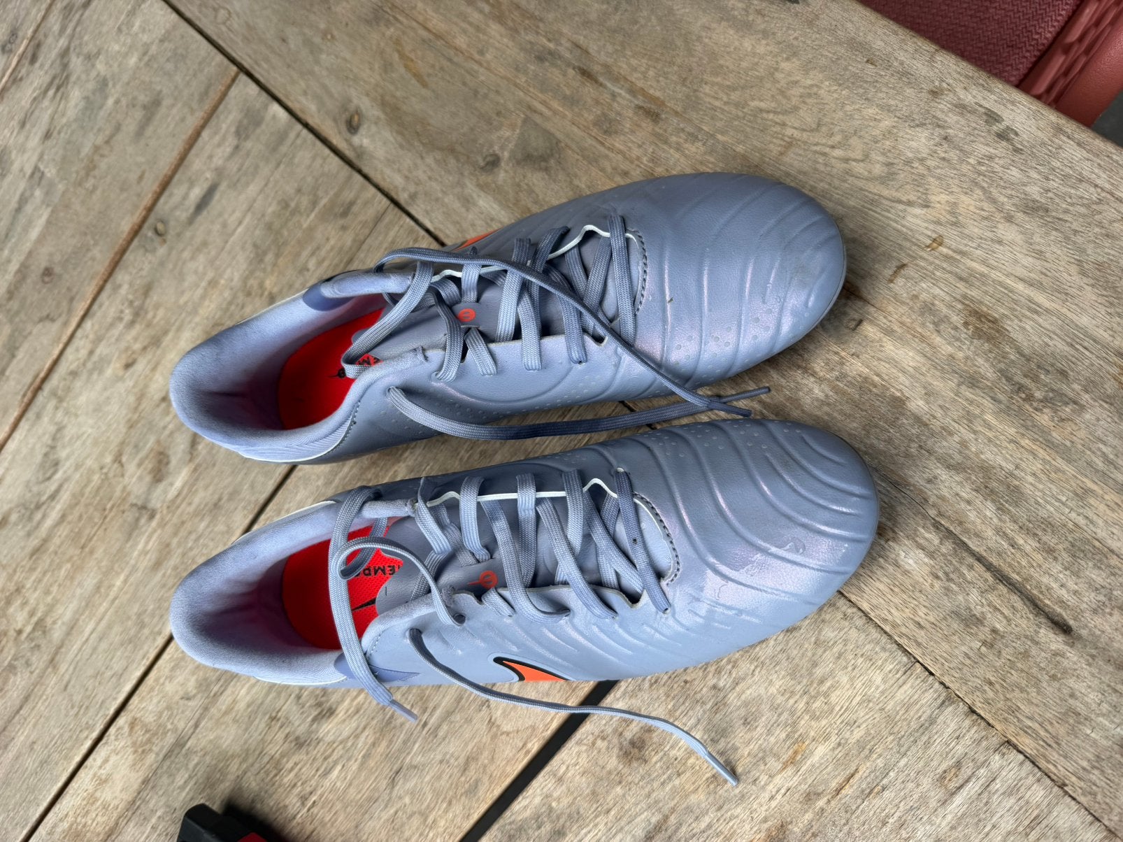 Nike Tiempo Legend 10 maat 42,5, Sport en Fitness, Maat XS of kleiner, Ophalen, Zo goed als nieuw, Schoenen