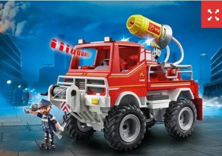 Playmobil City Action Brandweerwagen 9466, Ophalen, Complete set, Voertuig, Zo goed als nieuw