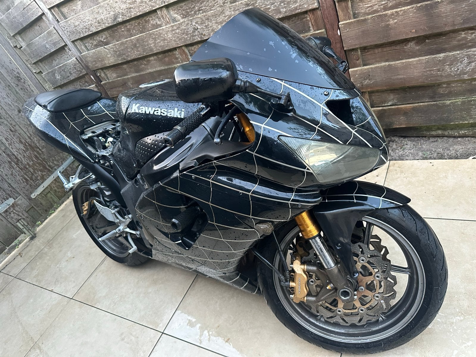 Kawasaki ZX6R Ninja - Voor de handige klusser, Motoren, Motoren | Kawasaki, 4 cilinders, Motorrijbewijs A, Gebruikt, Super Sport