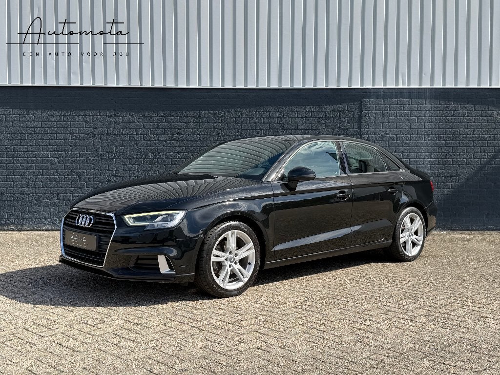 Audi A3 Limousine 1.0 TFSI Sport Lease Edition / LED / Clima, Voorwielaandrijving, 1160 kg, Stof, Zwart