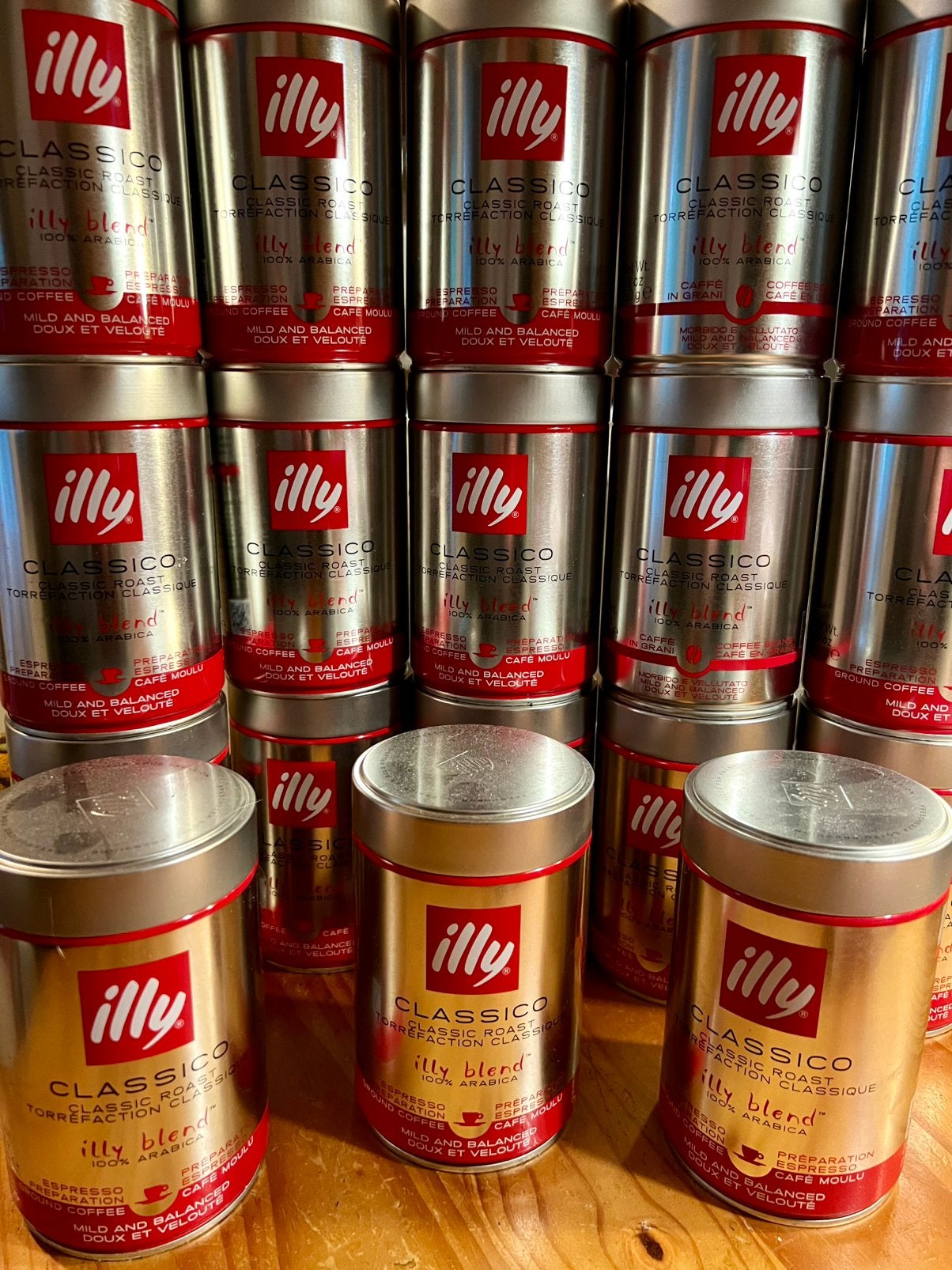 Illy blikken (leeg), Verzenden, Zo goed als nieuw, Koffie, Overige merken