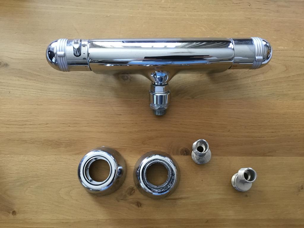Grohe douche thermostaat Sentosa Chrome gebruikt, Ophalen of Verzenden, Gebruikt, Chroom, Kraan