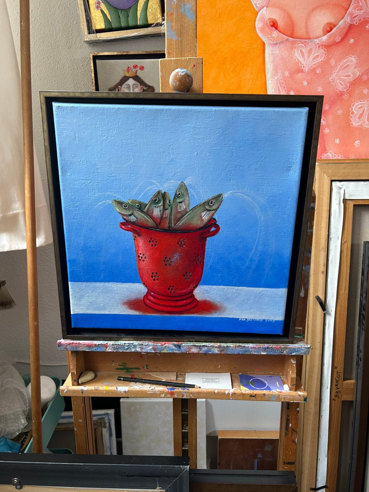 Ada Breedveld schilderij, Ophalen of Verzenden