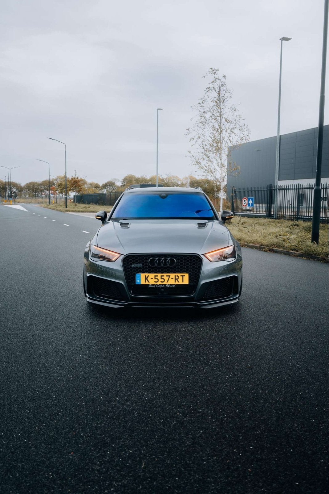 Audi RS3 2.5L 500+pk full option, Auto's, Audi, Automaat, Zwart, 367 pk, Leder
