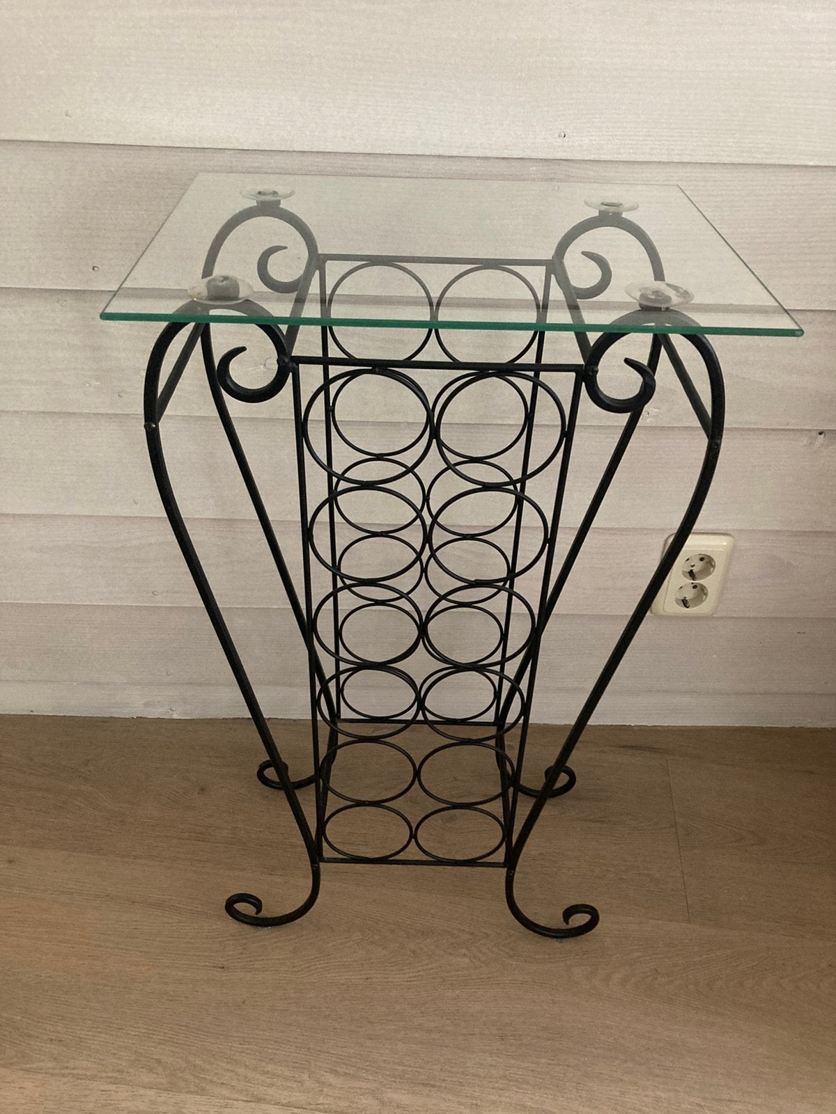 Wijnrek, Huis en Inrichting, Woonaccessoires | Wijnrekken, Ophalen, Gebruikt, Metaal, 50 tot 75 cm