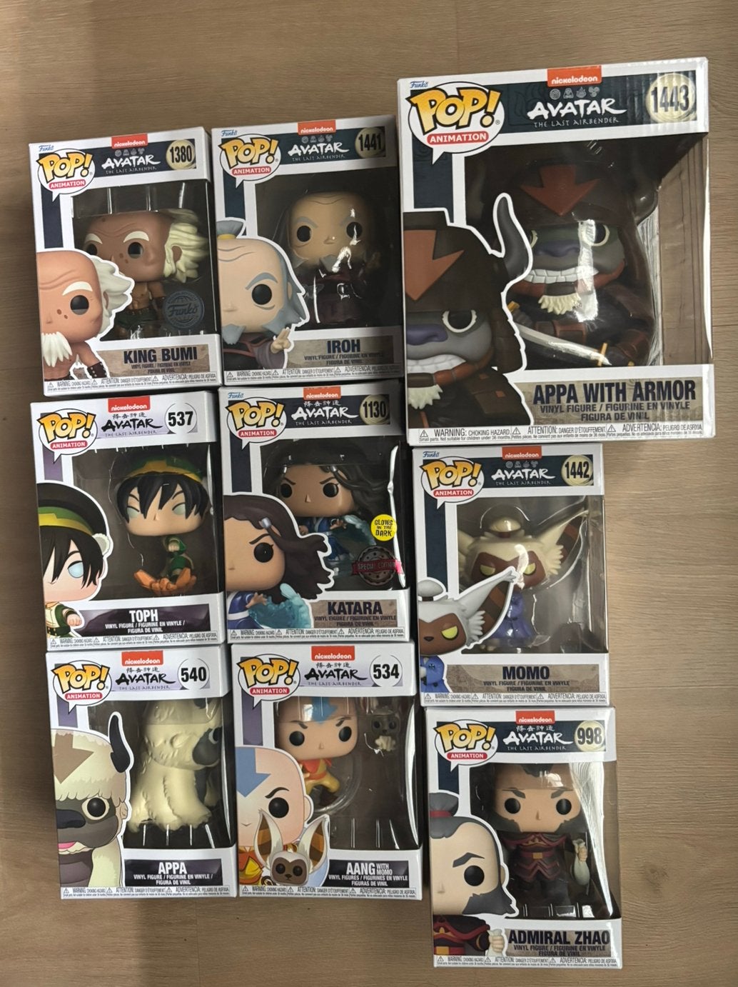 Funko Pop Avatar: The Last Airbender Collectie, Ophalen of Verzenden, Nieuw