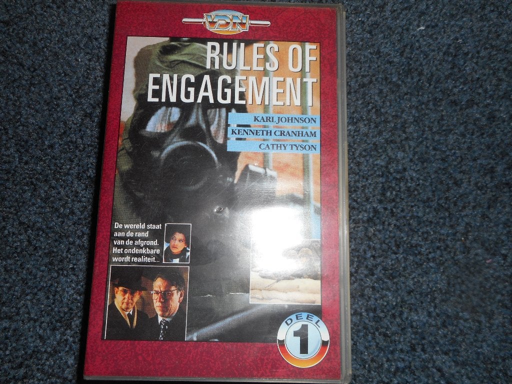 RULES OF ENGAGEMENT Deel 1 + 2! Compleet Op VIDEO!, Cd's en Dvd's, Vanaf 16 jaar, Ophalen of Verzenden, Zo goed als nieuw, Actie en Avontuur
