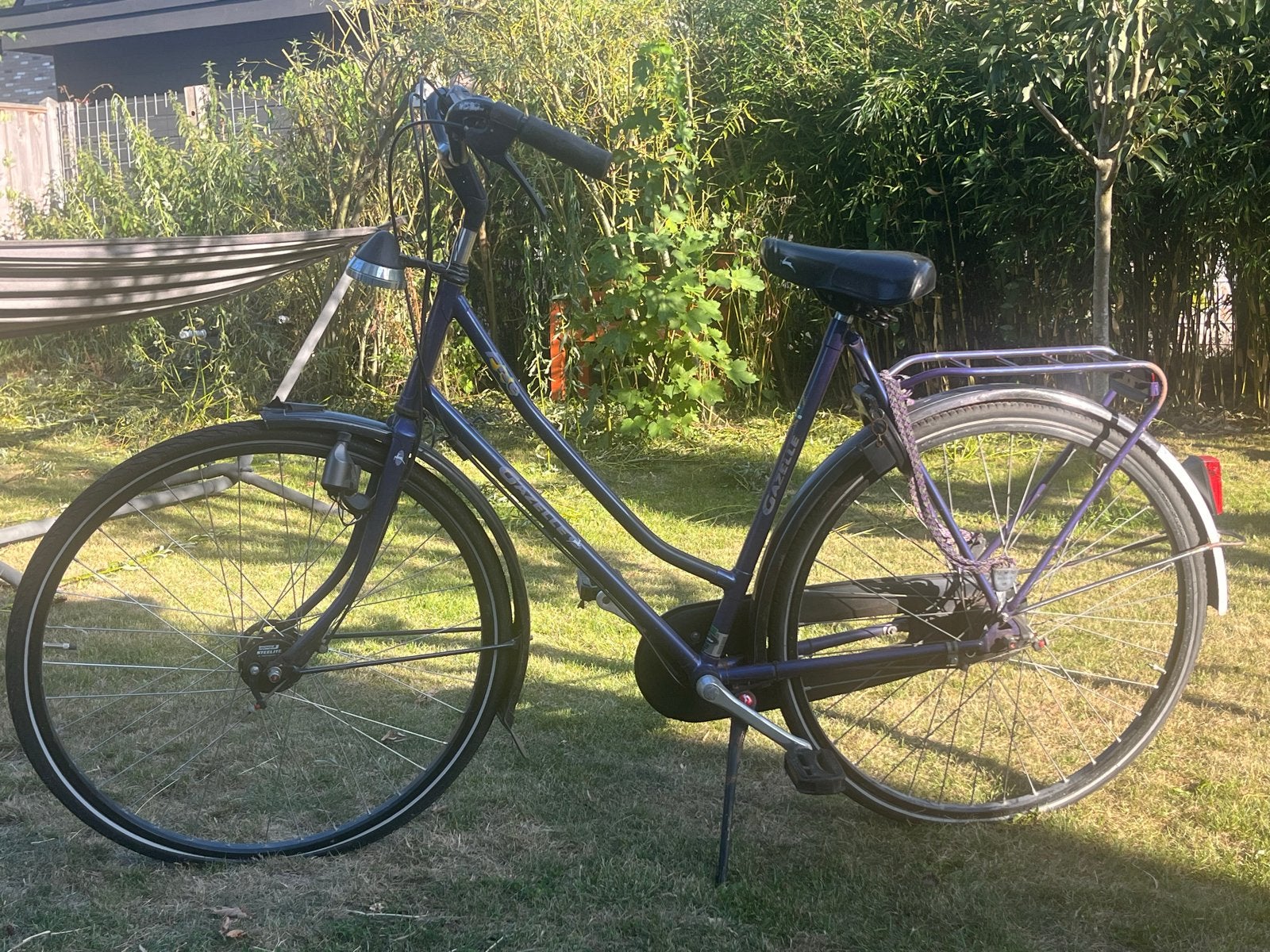 Klassieker! Paarse Gazelle Free damesfiets, Ophalen, Gebruikt, Versnellingen, 50 tot 53 cm