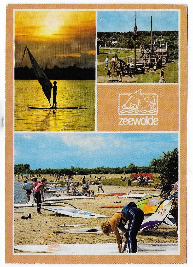 Zeewolde Recreatiecentrum Gelopen Ansichtkaart (B7836 ), Ophalen of Verzenden, 1980 tot heden, Gelopen