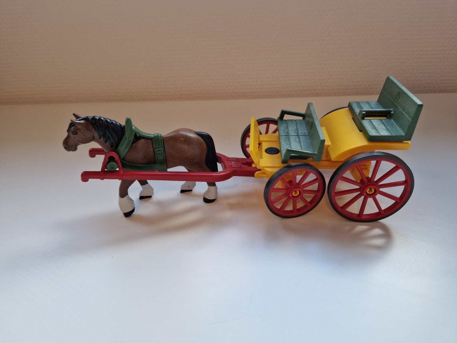 Playmobil paard en koets, Ophalen, Gebruikt