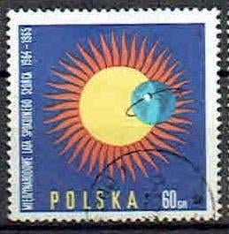 Polen 1964 Ruimtevaart Sataliet, Postzegels en Munten, Verzenden, Gestempeld, Overige thema's