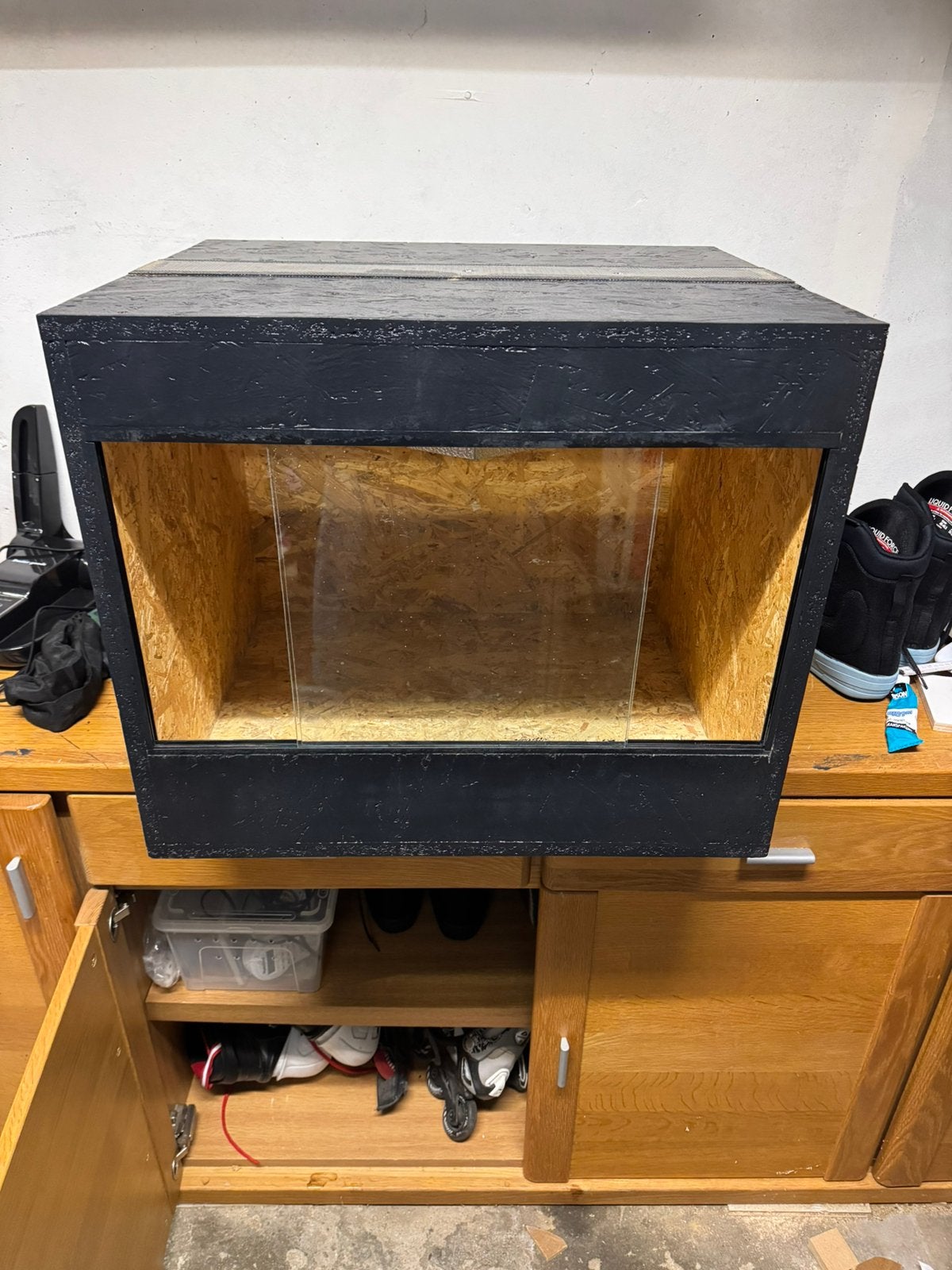 OSB terrarium, Dieren en Toebehoren, Reptielen en Amfibieën | Toebehoren, Ophalen of Verzenden, Zo goed als nieuw