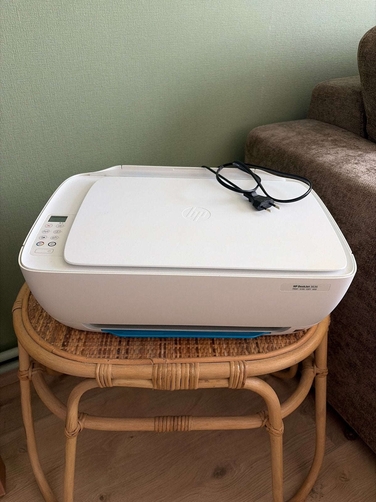 HP DeskJet 3636 All-in-One Printer (kabel ontbreekt), Ophalen, Gebruikt, Inkjetprinter, All-in-one