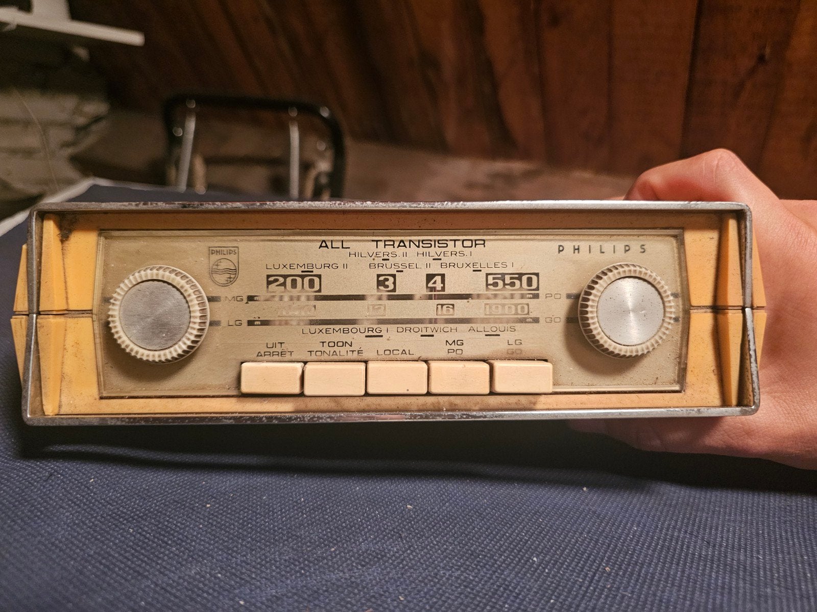 Vintage Philips All Transistor Radio - Draagbaar, Ophalen of Verzenden
