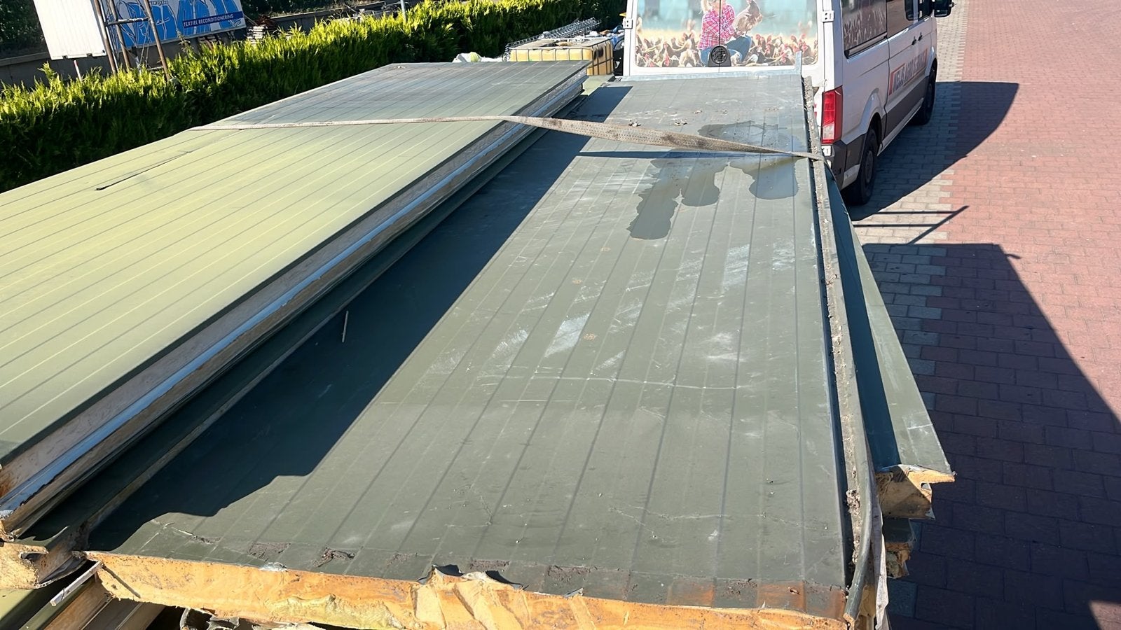 Gebruikte sandwichpanelen - 1 euro per m², Ophalen of Verzenden, Gebruikt