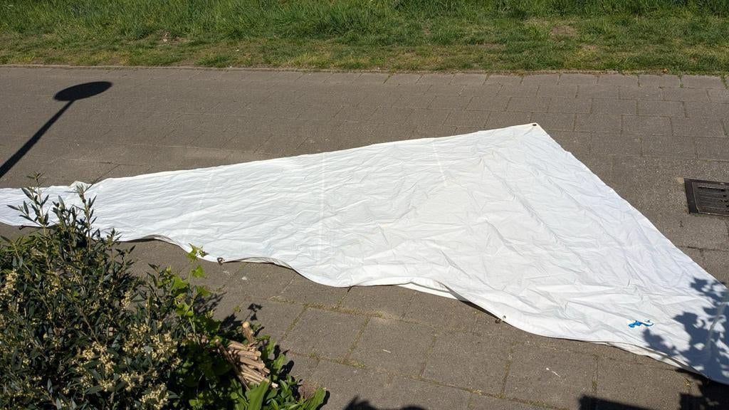 Fok met leuvers, De Vries, 446/297/545 cm, lichtweer, 6 meter of meer, Gebruikt, Minder dan 15 m², Ophalen of Verzenden