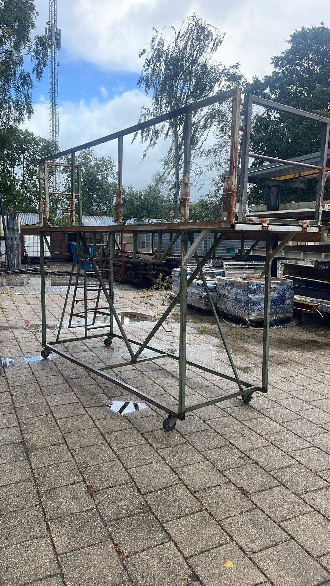 Verrijdbare Bordestrap, Ophalen, Gebruikt, Minder dan 2 meter