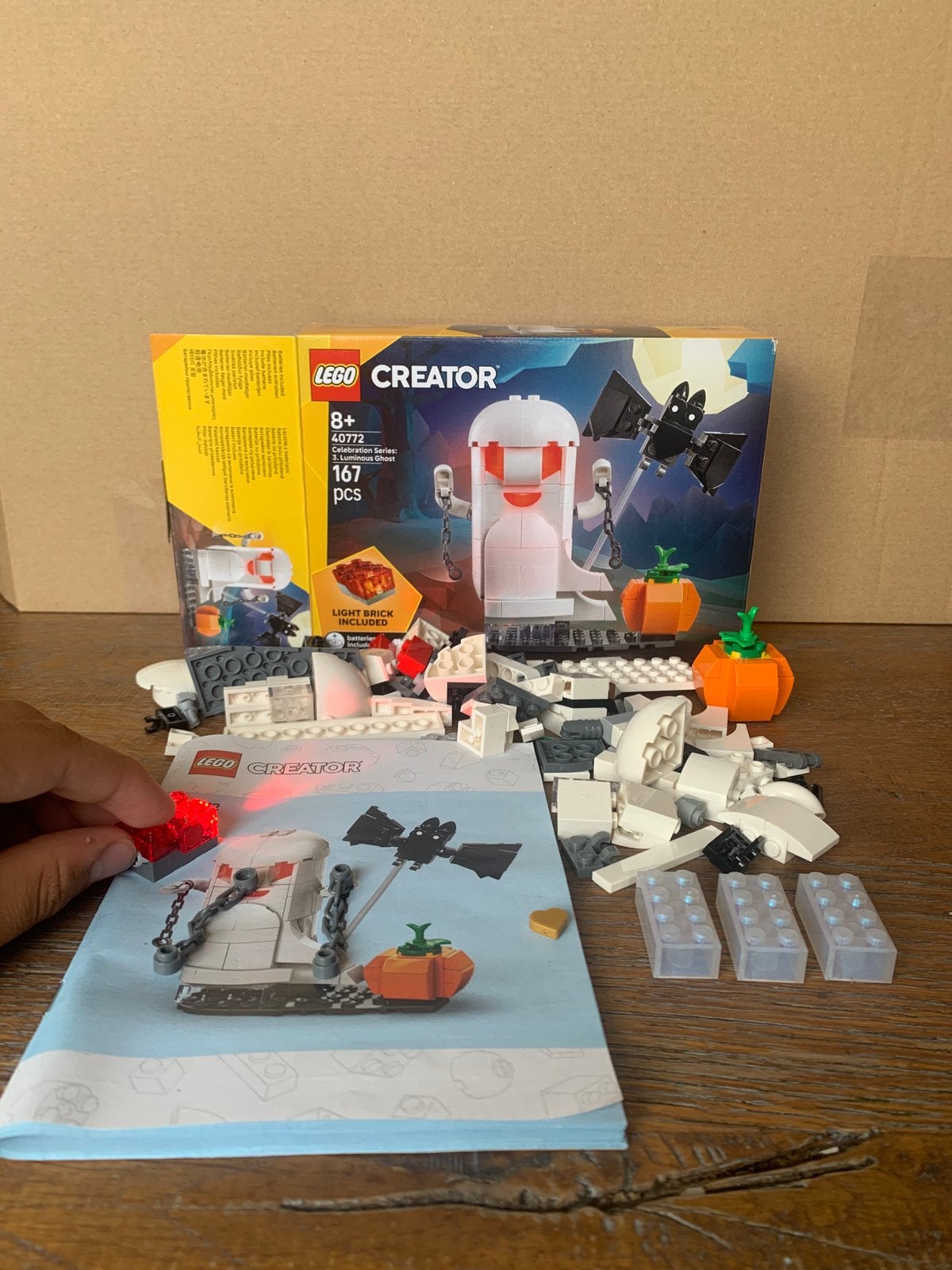 Lego Spook - Halloween - Light brick, Kinderen en Baby's, Speelgoed | Duplo en Lego, Overige thema's, Lego, Ophalen of Verzenden