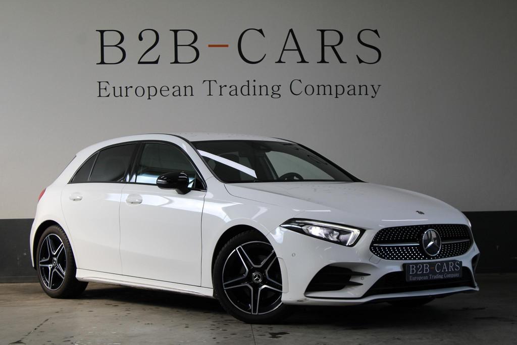 Mercedes-Benz A-klasse 180 Business Solution AMG Night Pakke, Auto's, Mercedes-Benz, 136 pk, Gebruikt, 4 cilinders, Leder en Stof