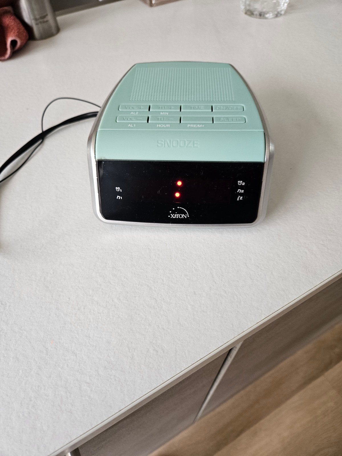 Xiron Wekkerradio CR-20 - Zgan, werkt ook evt op batterijen, Ophalen, Zo goed als nieuw, Digitaal