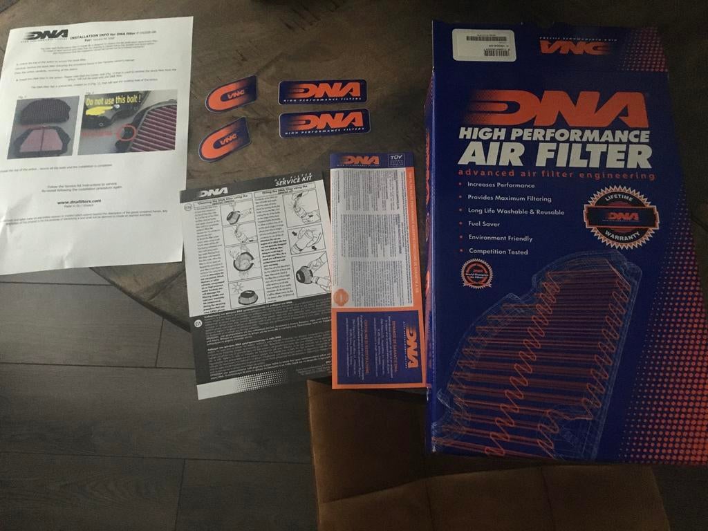Nieuw in de verpakking open DNA luchtfilter YAMAHA R6 RJ15, Motoren, Ophalen of Verzenden, Nieuw
