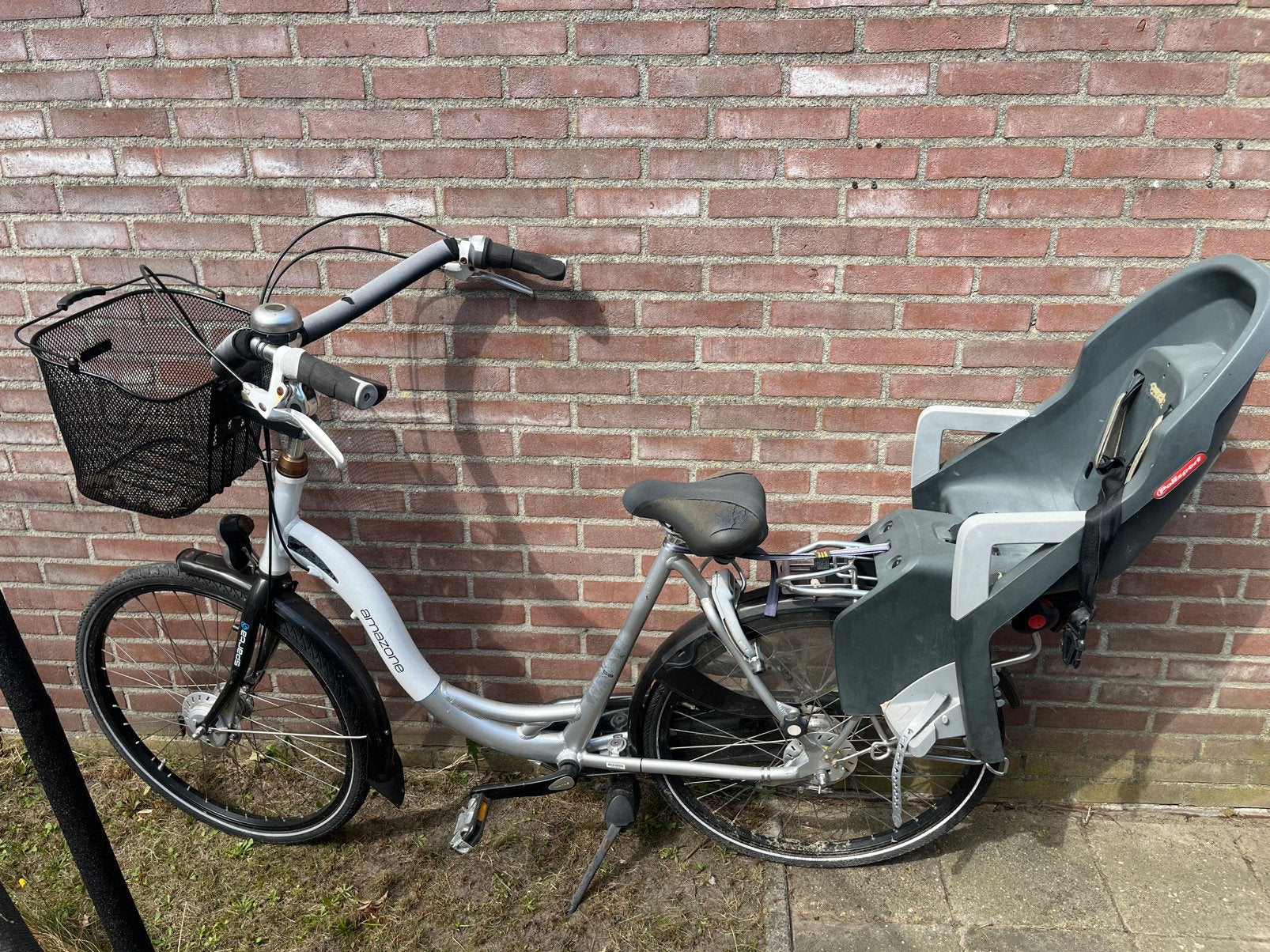 Moederfiets sparta amazone, Fietsen en Brommers, Fietsen | Dames | Moederfietsen, Ophalen, 2 zitjes, Gebruikt, Sparta
