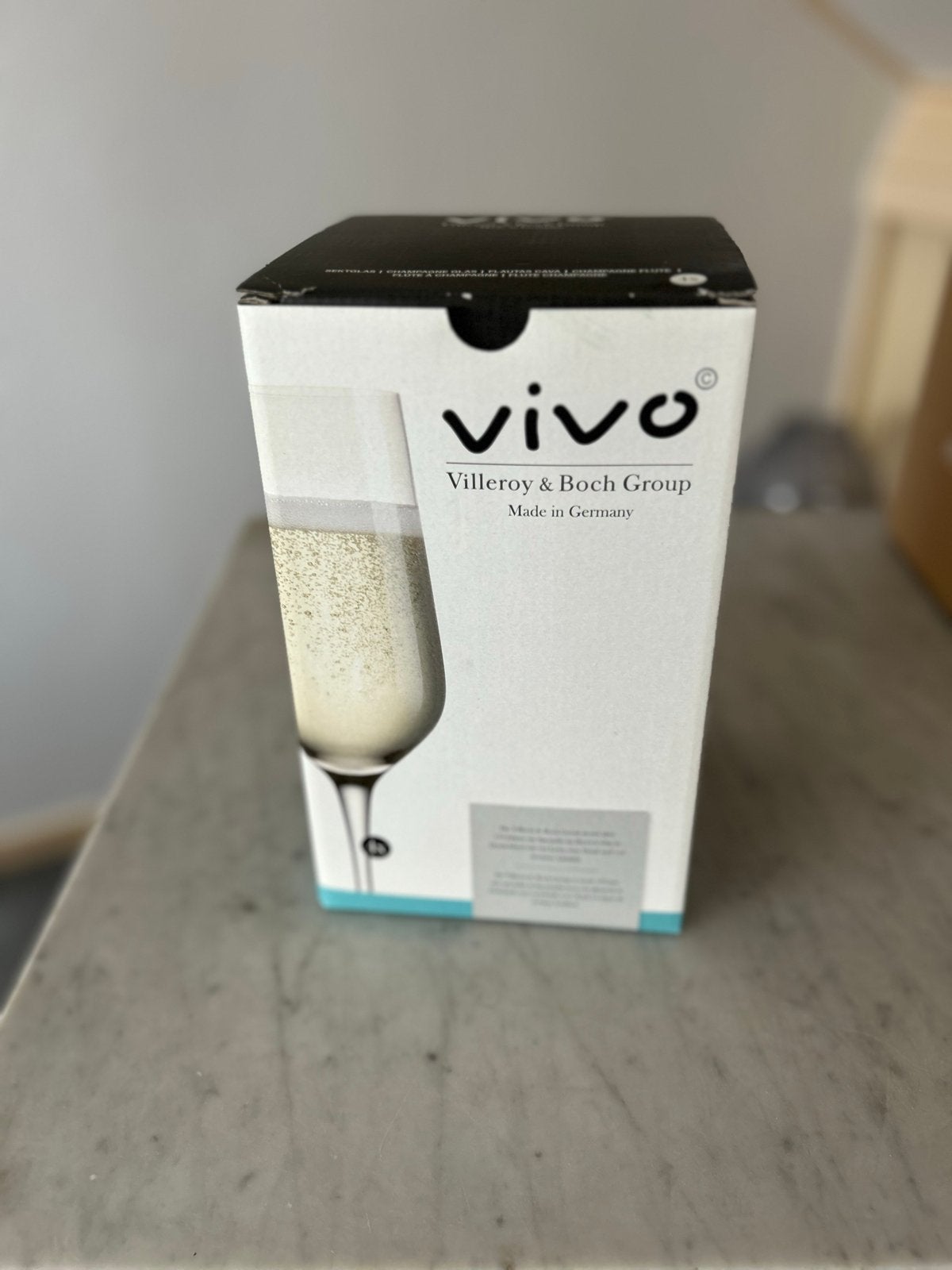 Vivo Villeroy & Boch Group Champagneglazen - Nieuw in doos, Huis en Inrichting, Ophalen, Nieuw, Overige merken, Glas