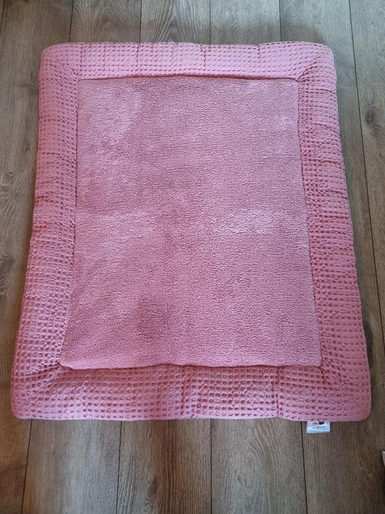 Roze boxkleed Meyco, Kinderen en Baby's, Boxen, Ophalen of Verzenden, Zo goed als nieuw, Rechthoekig, Boxkleed