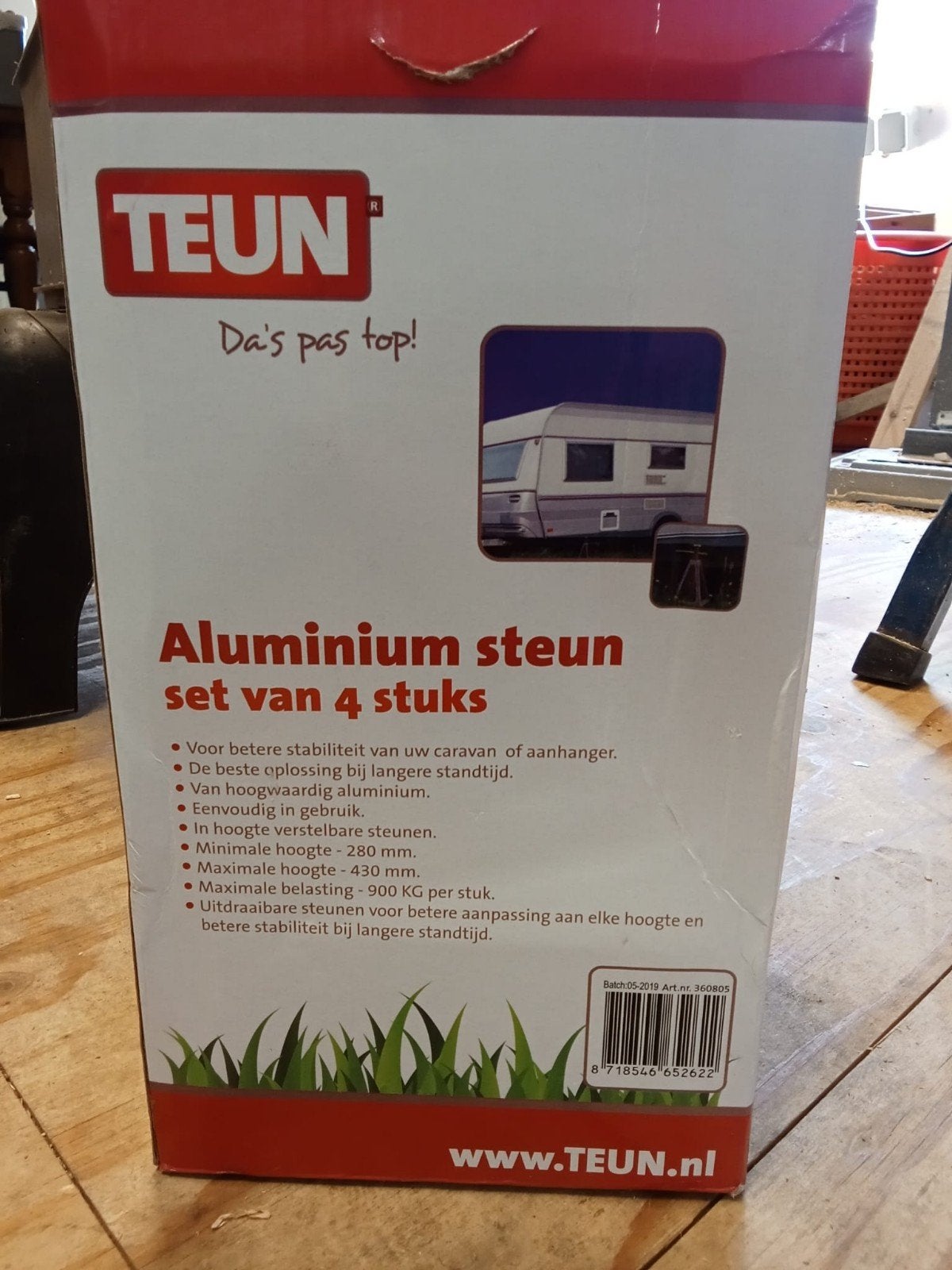 Steun voor caravan of camper, Caravans en Kamperen, Ophalen
