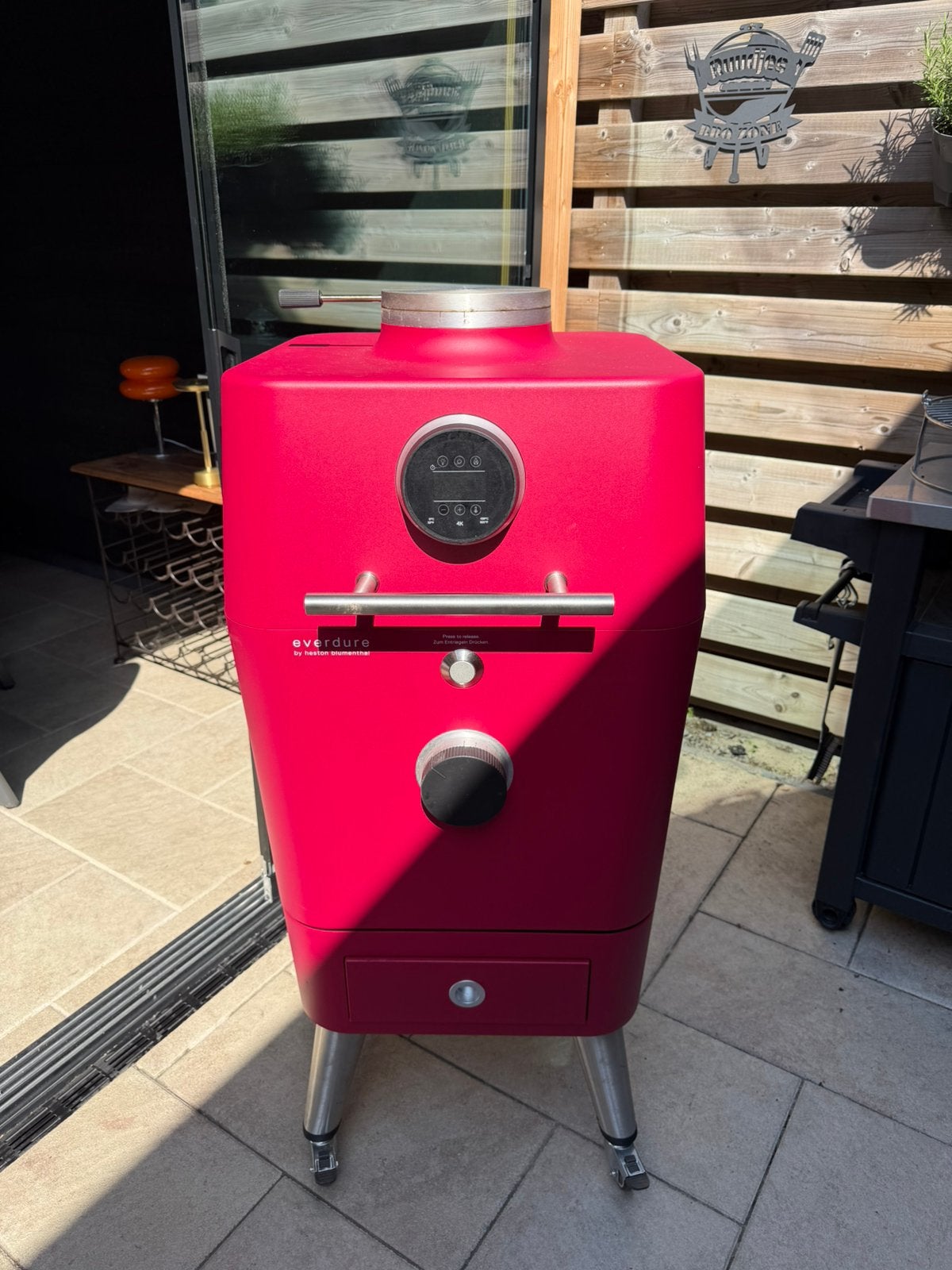 Everdure 4k bbq, Tuin en Terras, Houtskoolbarbecues, Ophalen, Zo goed als nieuw