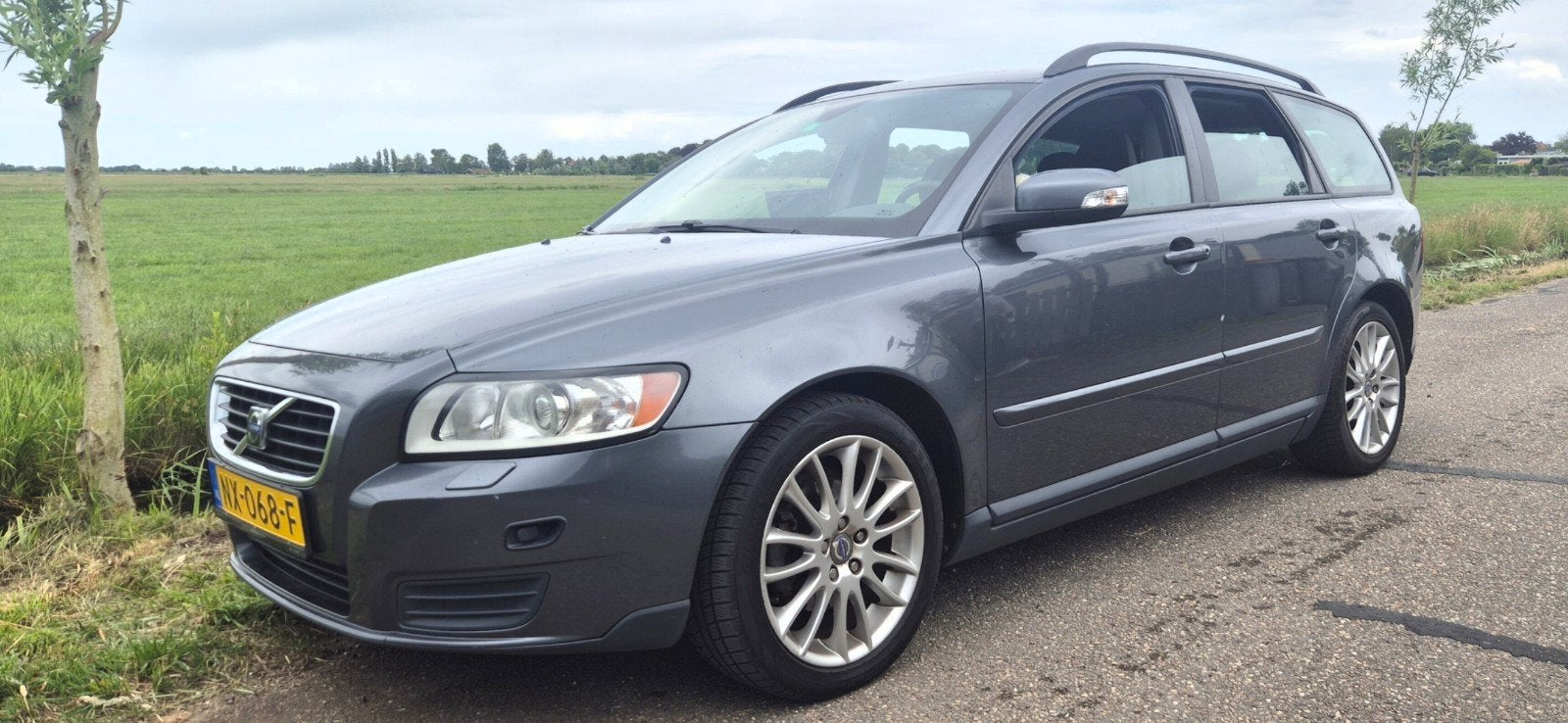 Volvo V50 1.8 Flexifuel 2008 Grijs, Voorwielaandrijving, 125 pk, 1280 kg, 4 cilinders