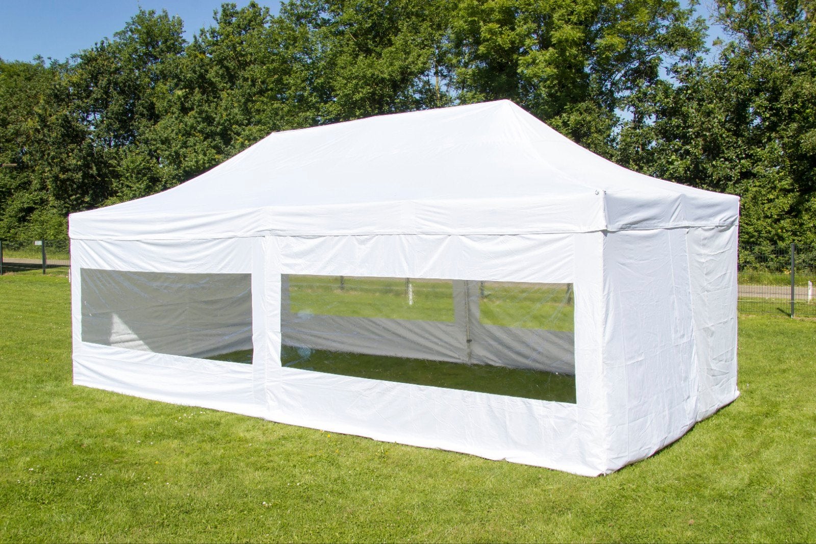 FleXtents Xtreme 60 Vouwtent 4x8m | Compleet met 6 Zijwanden, Ophalen, Opvouwbaar, Zo goed als nieuw, 4 tot 6 meter