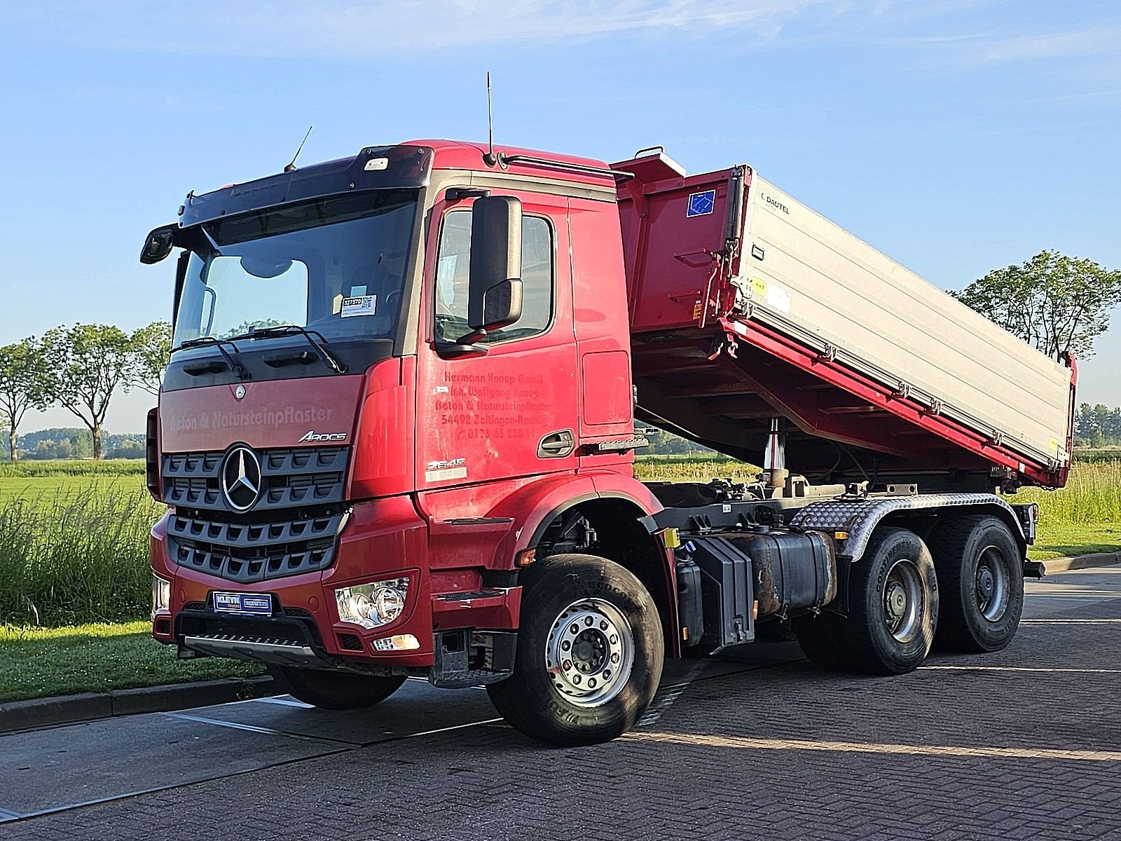 MERCEDES-BENZ ACTROS 2645 6x4 retarder 151tkm, Auto's, Automaat, Euro 6, Mercedes-Benz, Bedrijf