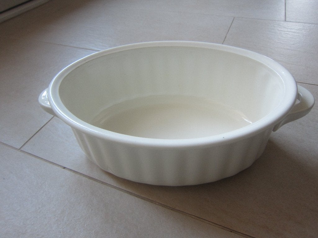 Villeroy en & Boch grote ovenschaal VILBOFOUR WIT-CREME, Porselein of Keramiek, Schaal, Ophalen of Verzenden, Zo goed als nieuw